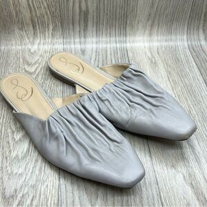 Sam Edelman Light Gray Mules
